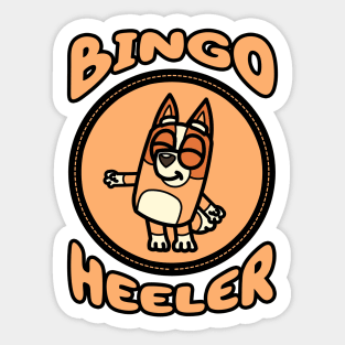 Bingo Heeler III Sticker